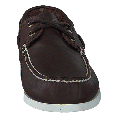 Cedar Bay Boat Shoe Dk Brown Full Grain