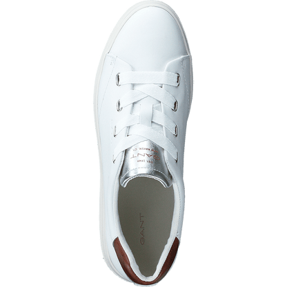 Avona Sneaker White/cognac/silver