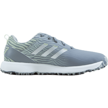 Women's S2G Spikeless Golf Shoes Grey Three / Silver Metallic / Almost Lime