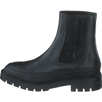 Combat Mid Chelsea Boot Rubber Black