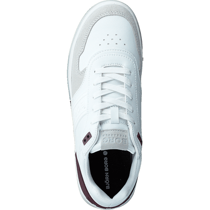 T2300 Ctr W White-burgundy