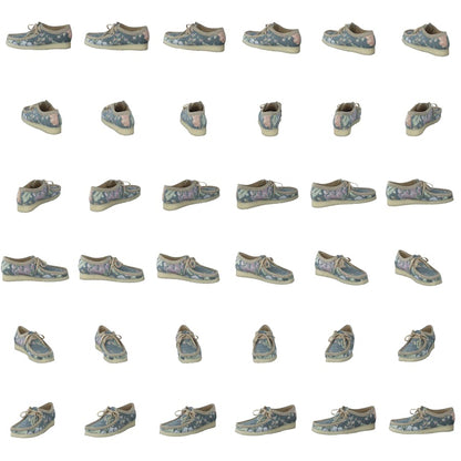 Wallabee Grey Floral