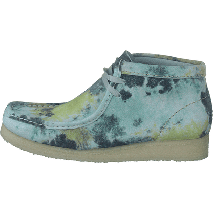 Wallabee Boot. Turquoise Tiedy