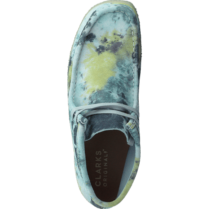Wallabee Boot. Turquoise Tiedy