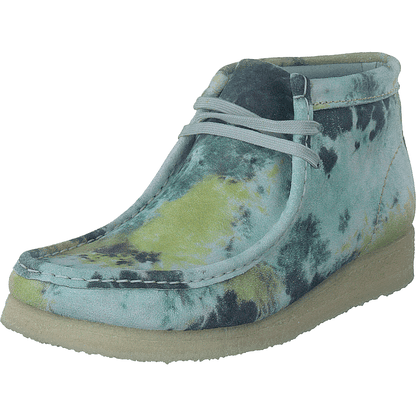 Wallabee Boot. Turquoise Tiedy