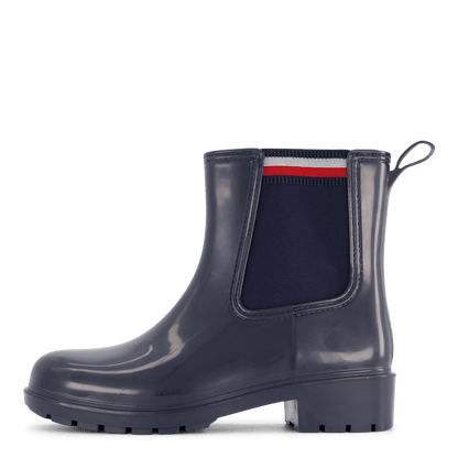 Corporate Elastic Rainboot Blue