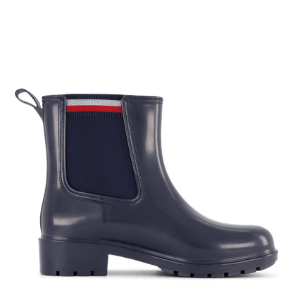 Corporate Elastic Rainboot Blue