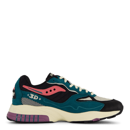 3d Grid Hurricane Green/black
