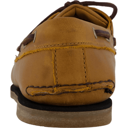 Classic Boat Boat Shoe Wheat Full Grain