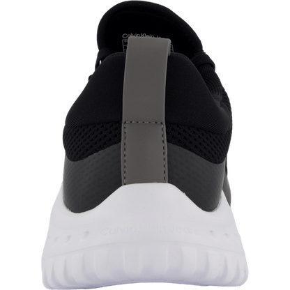 Eva Runner Sock Low Knit Mtr Black/white/ Charcoal Grey