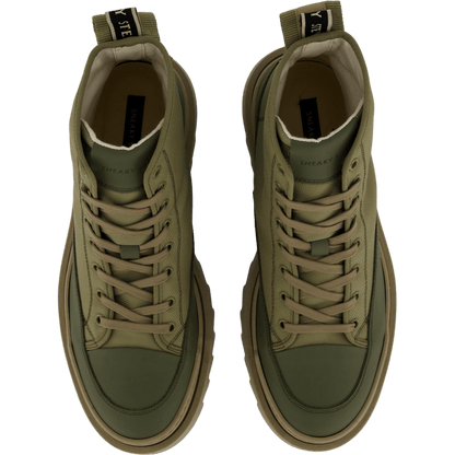 Kamiki High U Textile Kaki Green