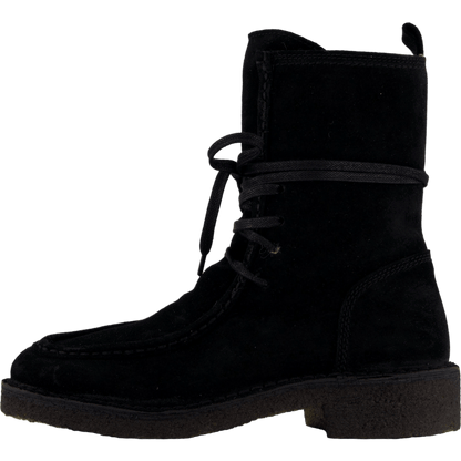 T6959 Black Suede/black Sole 500