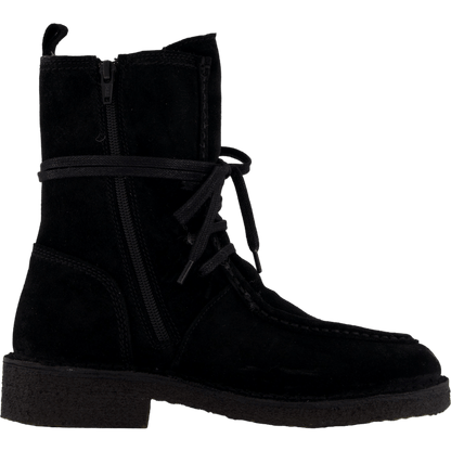 T6959 Black Suede/black Sole 500