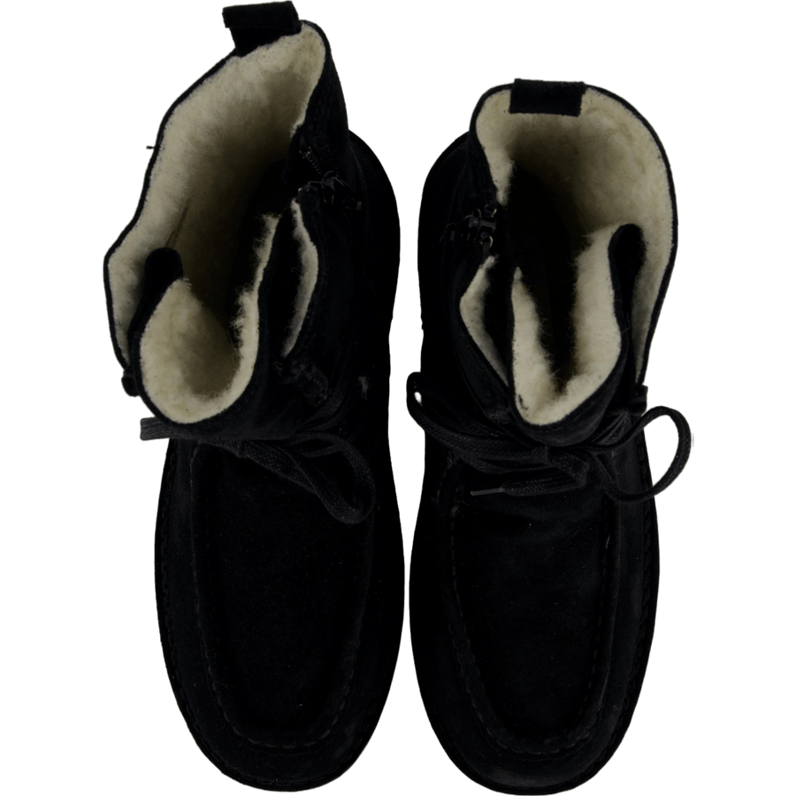 T6959 Black Suede/black Sole 500