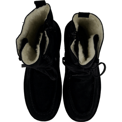 T6959 Black Suede/black Sole 500
