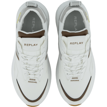 Athena Run White Brown