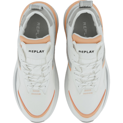 Athena Run White Orange