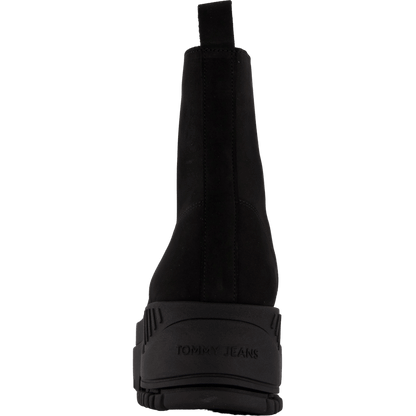 Tjw Zip  Up Flatform Nubuck Bo Black