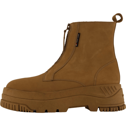 Tjw Zip  Up Flatform Nubuck Bo Light Sepia Brown