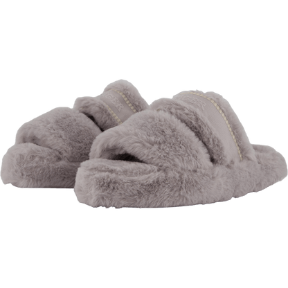 Hilfiger Fur Basics Slipper Grey Whisper
