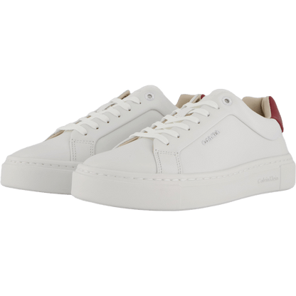 Cupsole Lace Up W/ml Lth Bright White/winery