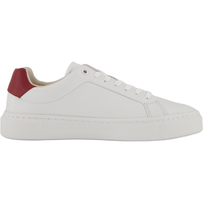 Cupsole Lace Up W/ml Lth Bright White/winery