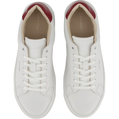 Cupsole Lace Up W/ml Lth Bright White/winery