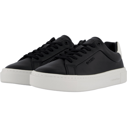 Cupsole Lace Up W/ml Lth Ck Black