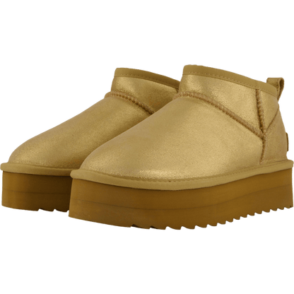 Lowboot Plateau Metallic Tan
