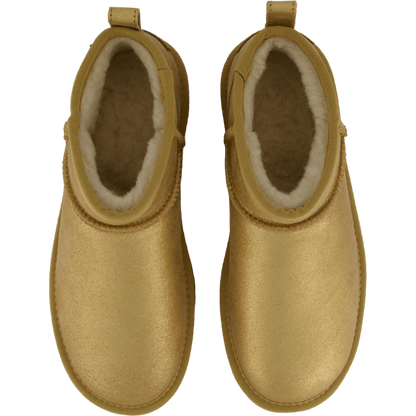 Lowboot Plateau Metallic Tan
