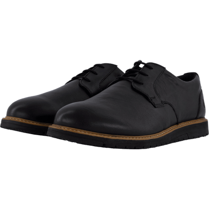 Jenson Oxford Bold Black Leather