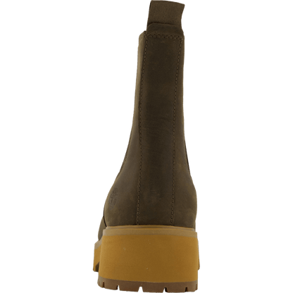 Mid Chelsea Boot Olv Full Grain