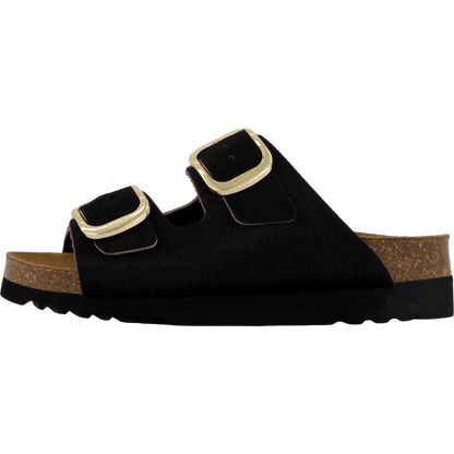 Ilary 2 Straps Fur Ad Black
