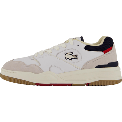 Lineshot Leather Sneakers 40f Off Wht/gum