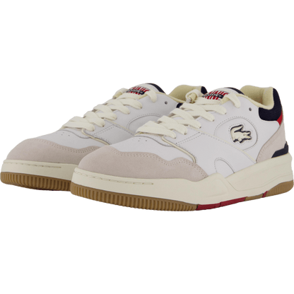 Lineshot Leather Sneakers 40f Off Wht/gum