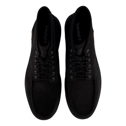 Mid Lace Up Chukka Boot Black Nubuck