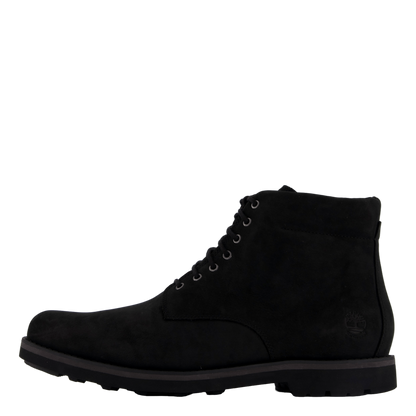 Mid Zip Up Waterproof Boot Jet Black