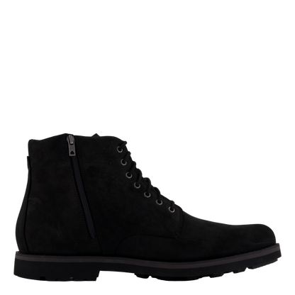 Mid Zip Up Waterproof Boot Jet Black