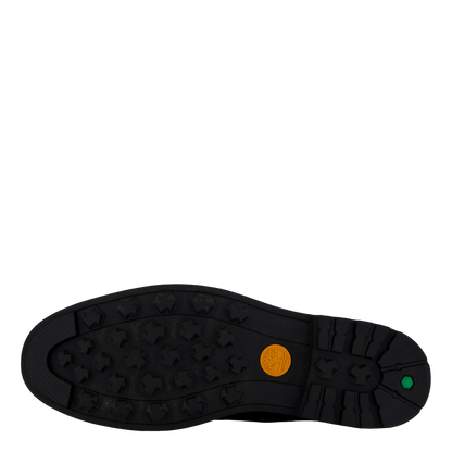 Mid Zip Up Waterproof Boot Jet Black