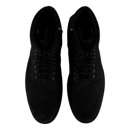 Mid Zip Up Waterproof Boot Jet Black