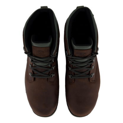 Mid Lace Up Waterproof Snow Bo Dark Brown