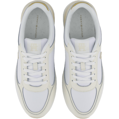 Casual Fashion Runner Lthr White