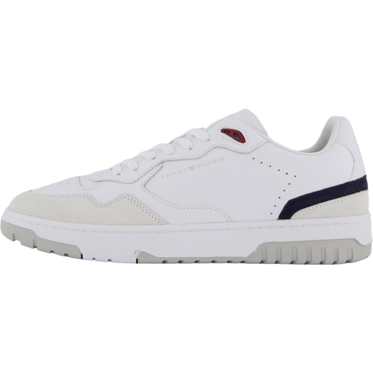 Th Basket Street Leather White