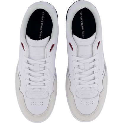 Th Basket Street Leather White