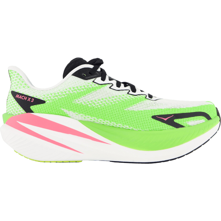 W Mach X 3 White / Neon Lime