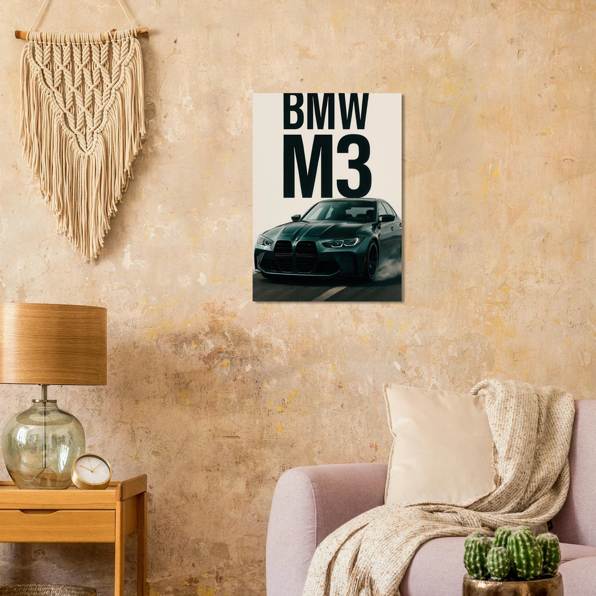 BMW M3 Performance Poster - Exklusiv Bilkonsttryck i premiumkvalitet