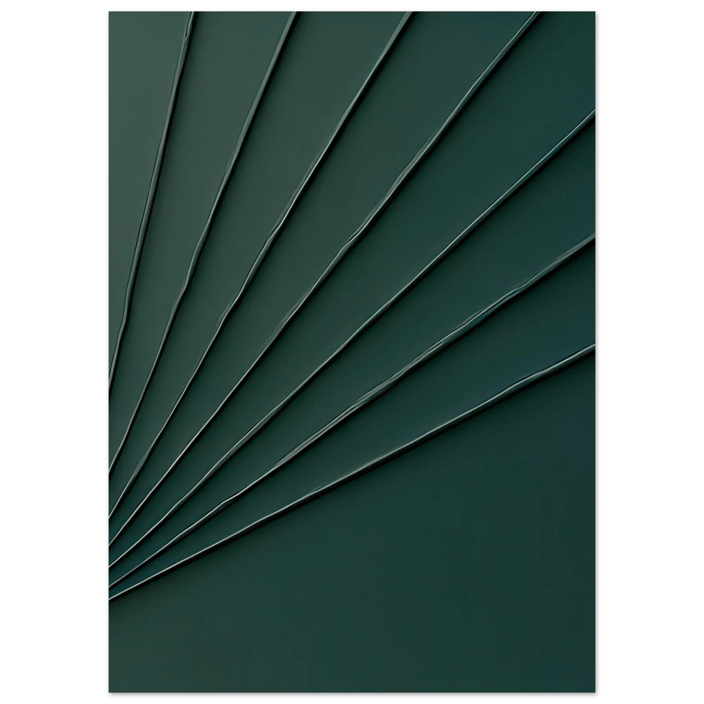 Abstrakt / Minimalistisk Poster i Skoggrön: Förvandla ditt rum med modern, strukturerad konst i olika storlekar