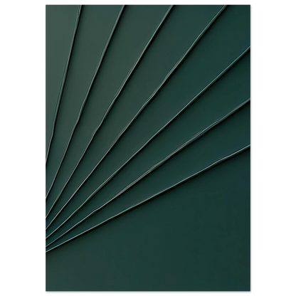 Abstrakt / Minimalistisk Poster i Skoggrön: Förvandla ditt rum med modern, strukturerad konst i olika storlekar