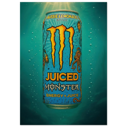 Monster AUSSIE LEMONADE Poster - Choose Your Perfect Size