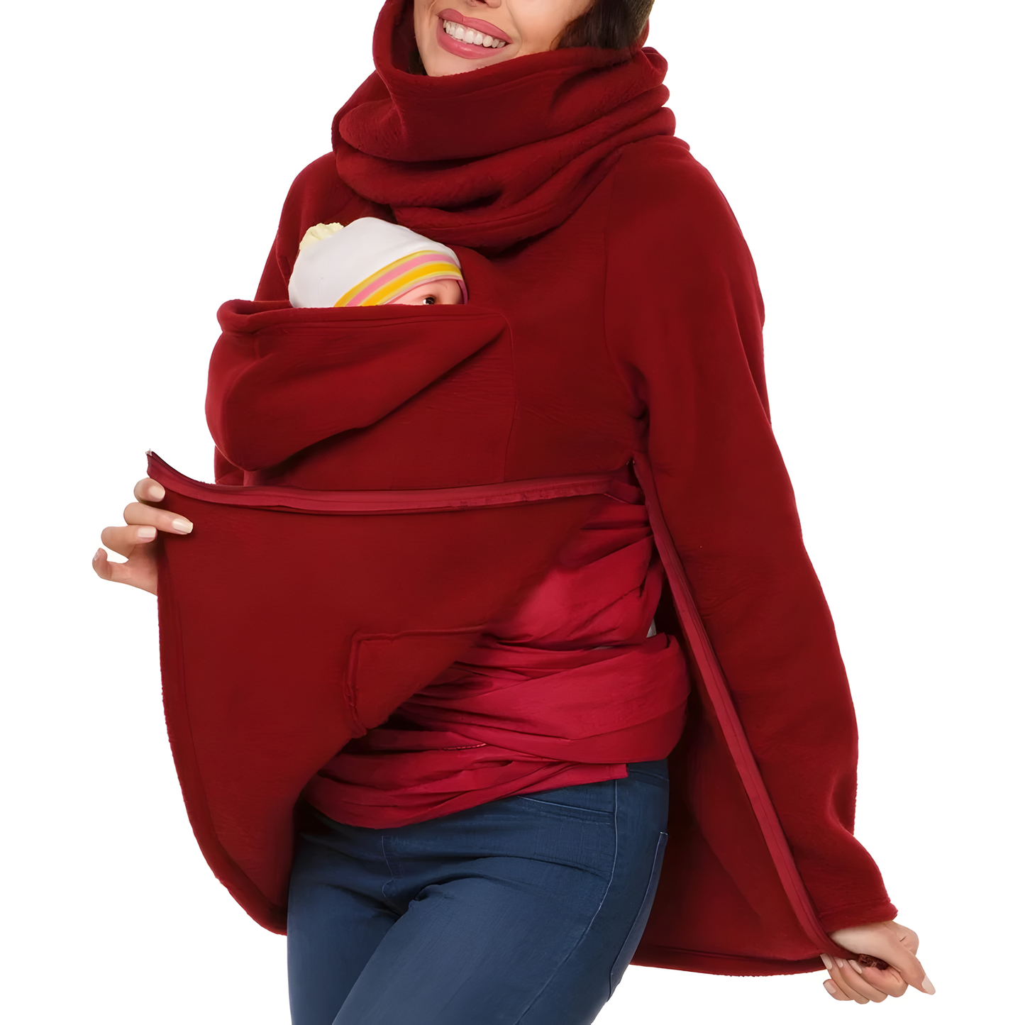 Kangaroo Pocket Maternity Hoodie
